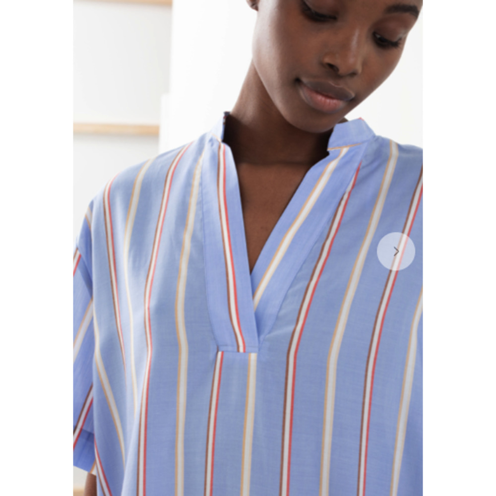 & Other Stories Striped Lyocell Shirt Dress - Picture 4 of 10